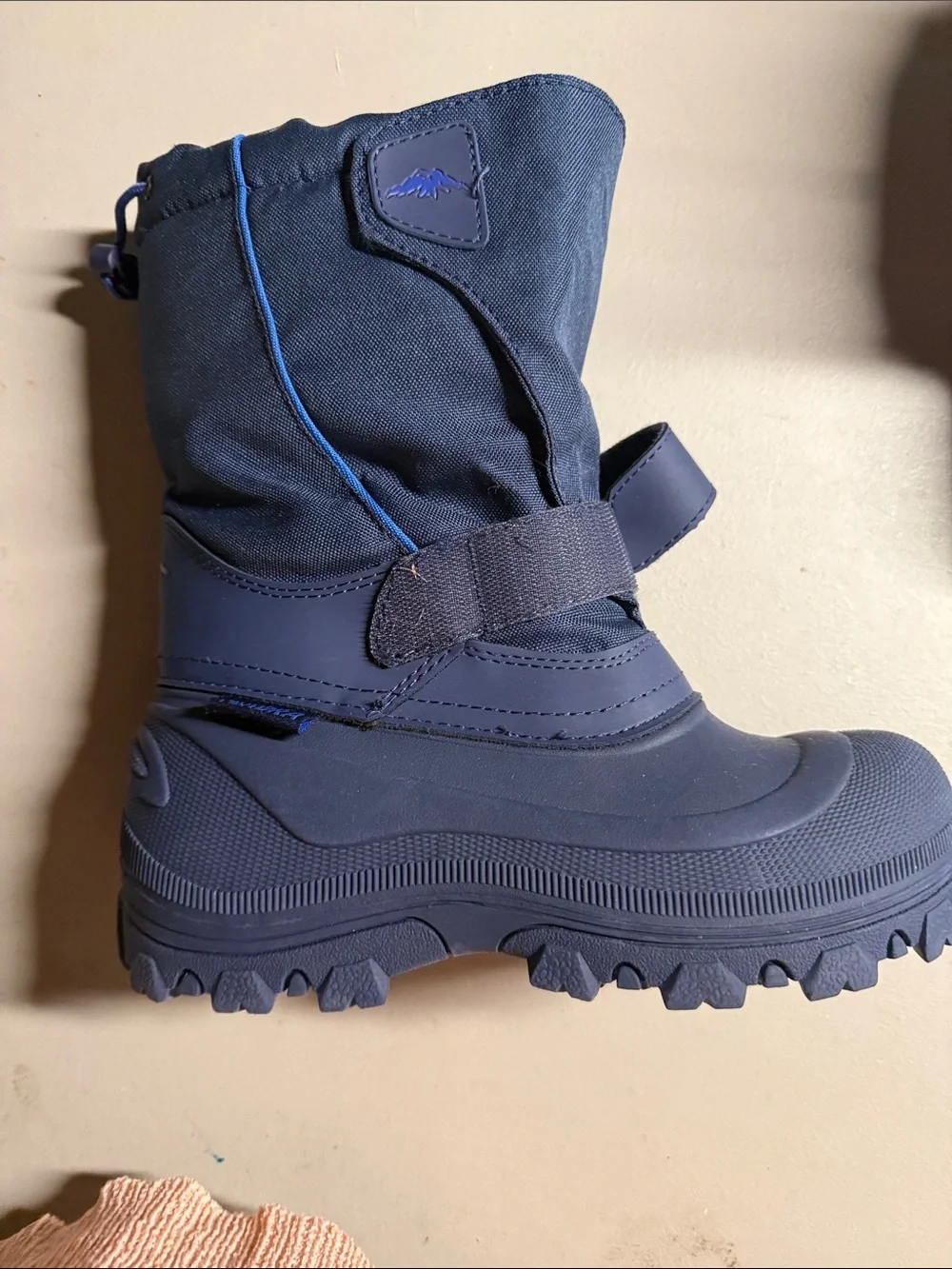 Tundra Kids Navy Blue Winter Snow Boots